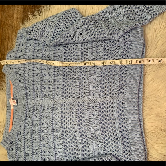 Cropped Open Weave Sweater - Picture 5 of 8